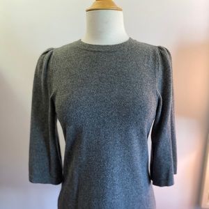 VINCE s/s gray cashmere sweater